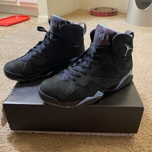 Jordan Black and Gray Sneakers